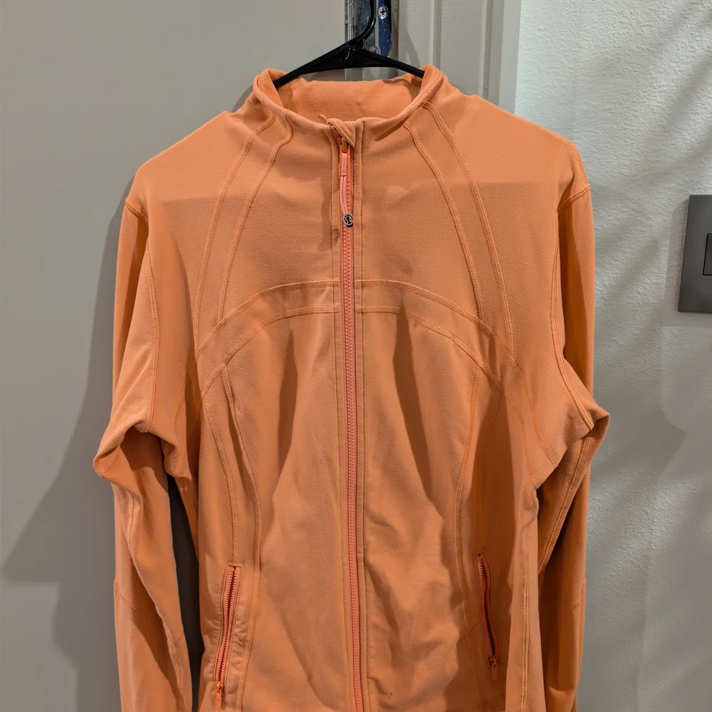 Lululemon Athletica Define Luon Orange Jacket